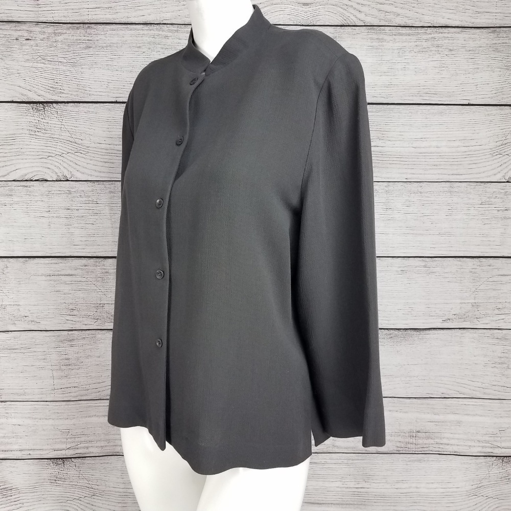 Eileen Fisher Size S Button Front Lightweight Jac… - image 4